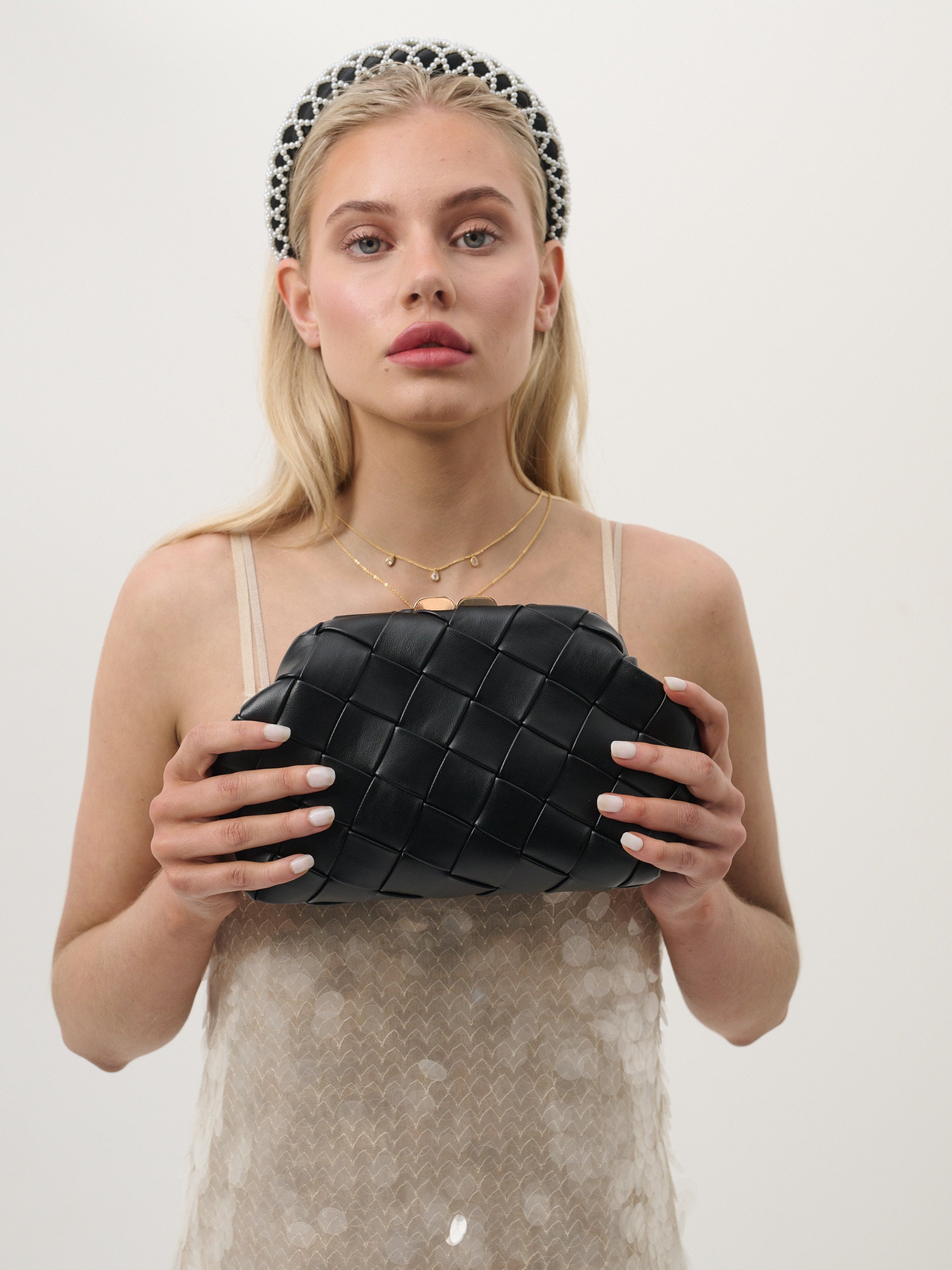 Lunar Catalina Clutch Bag Dark Grey