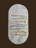Pheobe Plain French Pin - Silver