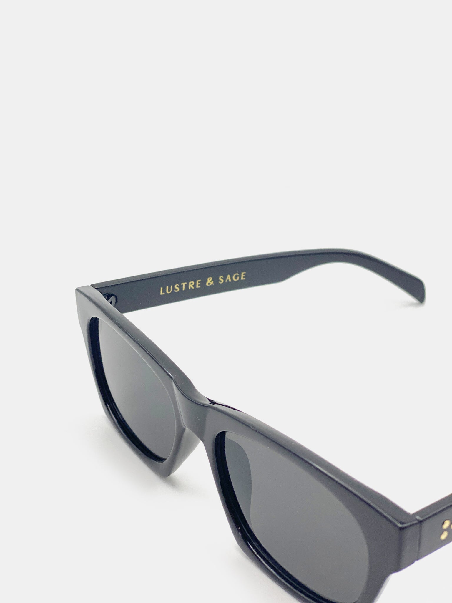 Ria Basic Square Sunglasses - Black