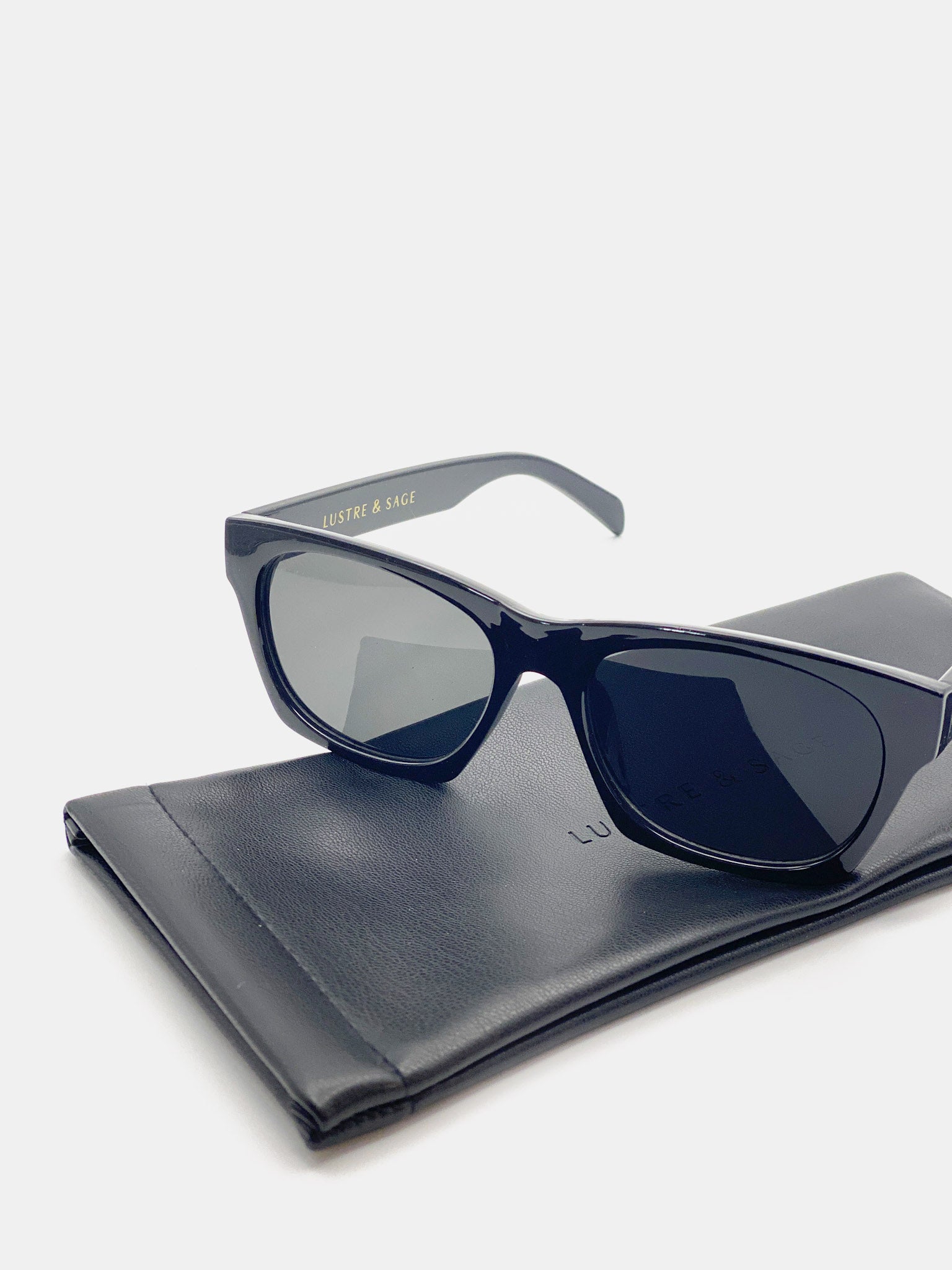 Ria Basic Square Sunglasses - Black
