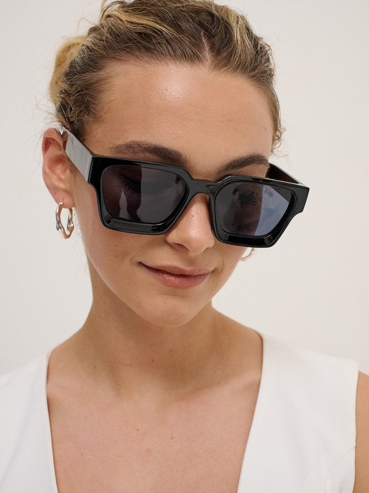 Jury Rectangular Sunglasses - Black