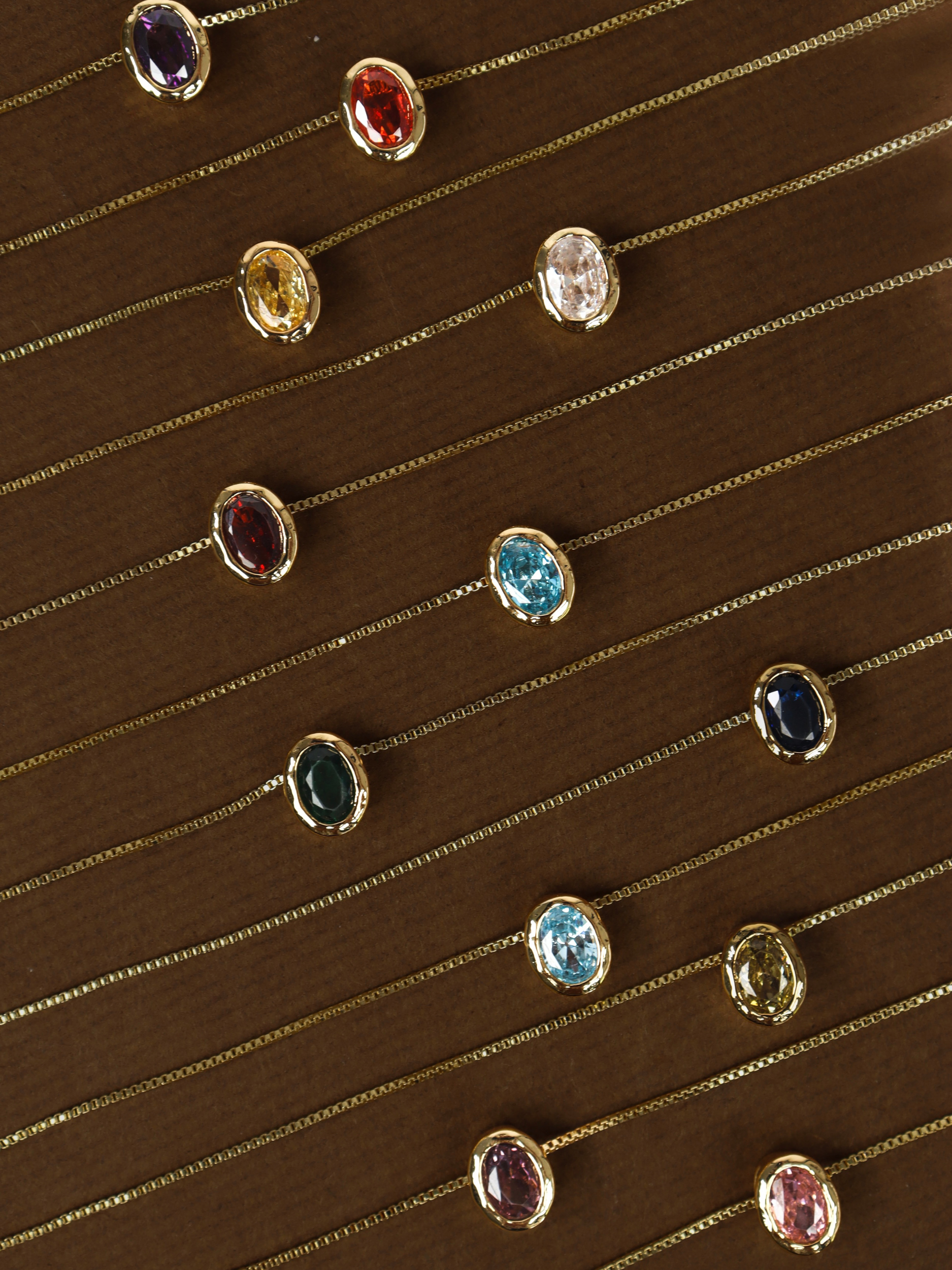 Aurora Birthstone Necklace