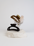 Addison Hair Claw Clip - White