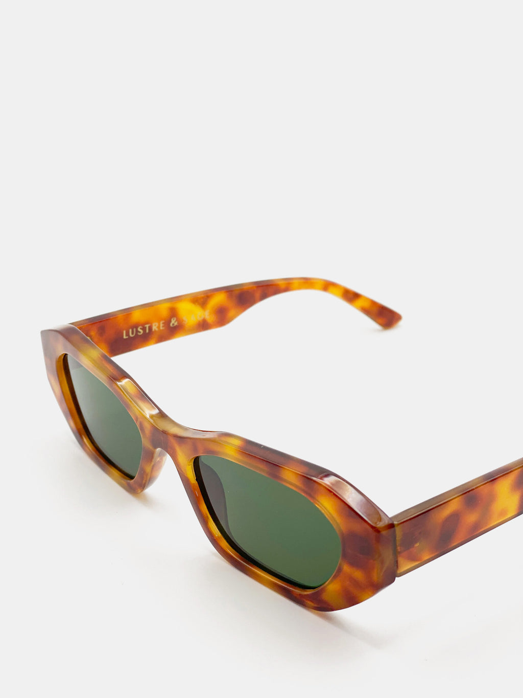 Laila Square Frame Sunglasses - Tort