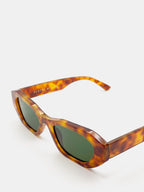 Laila Square Frame Sunglasses - Tort
