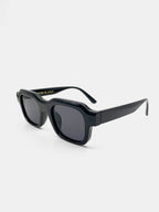 Goutte Angular Sunglasses - Black