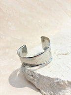 Metal Cuff Bracelet - Silver