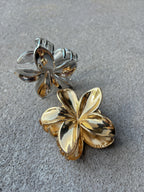 Hibiscus Metal Flower Claw Clip