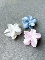 Hibiscus Resin Flower Claw Clip
