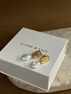 Messina Pearl 18K Gold Plated Earrings