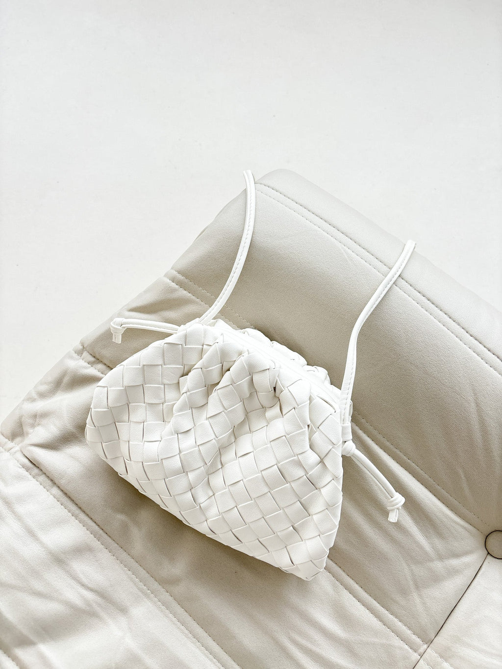 Maeve Pouch Crossbody Bag - White