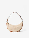 Lenora Banana Straw Bag - Tan