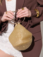 Jada Glomesh Evening Bag - Gold