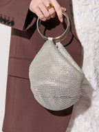 Jada Glomesh Evening Bag - Silver