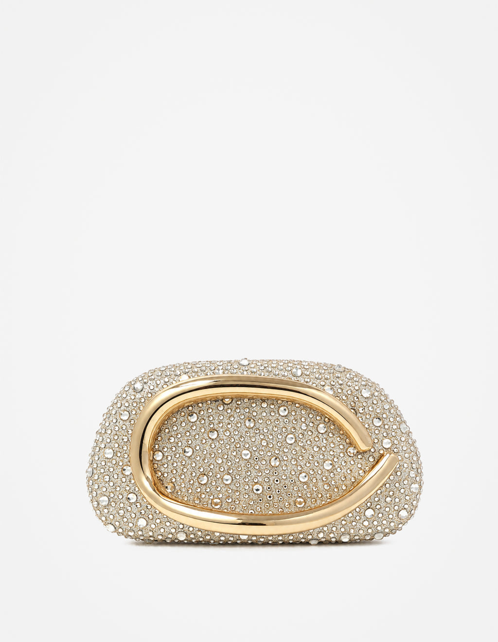 Celina Crystal Statement Clutch Bag - Gold