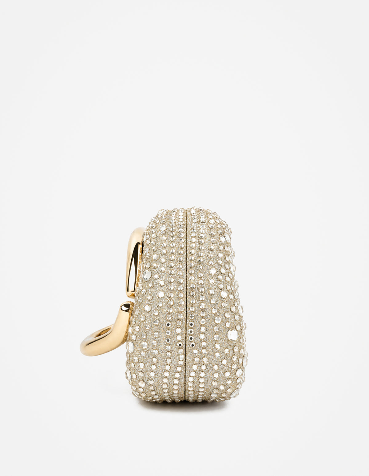 Celina Crystal Statement Clutch Bag - Gold