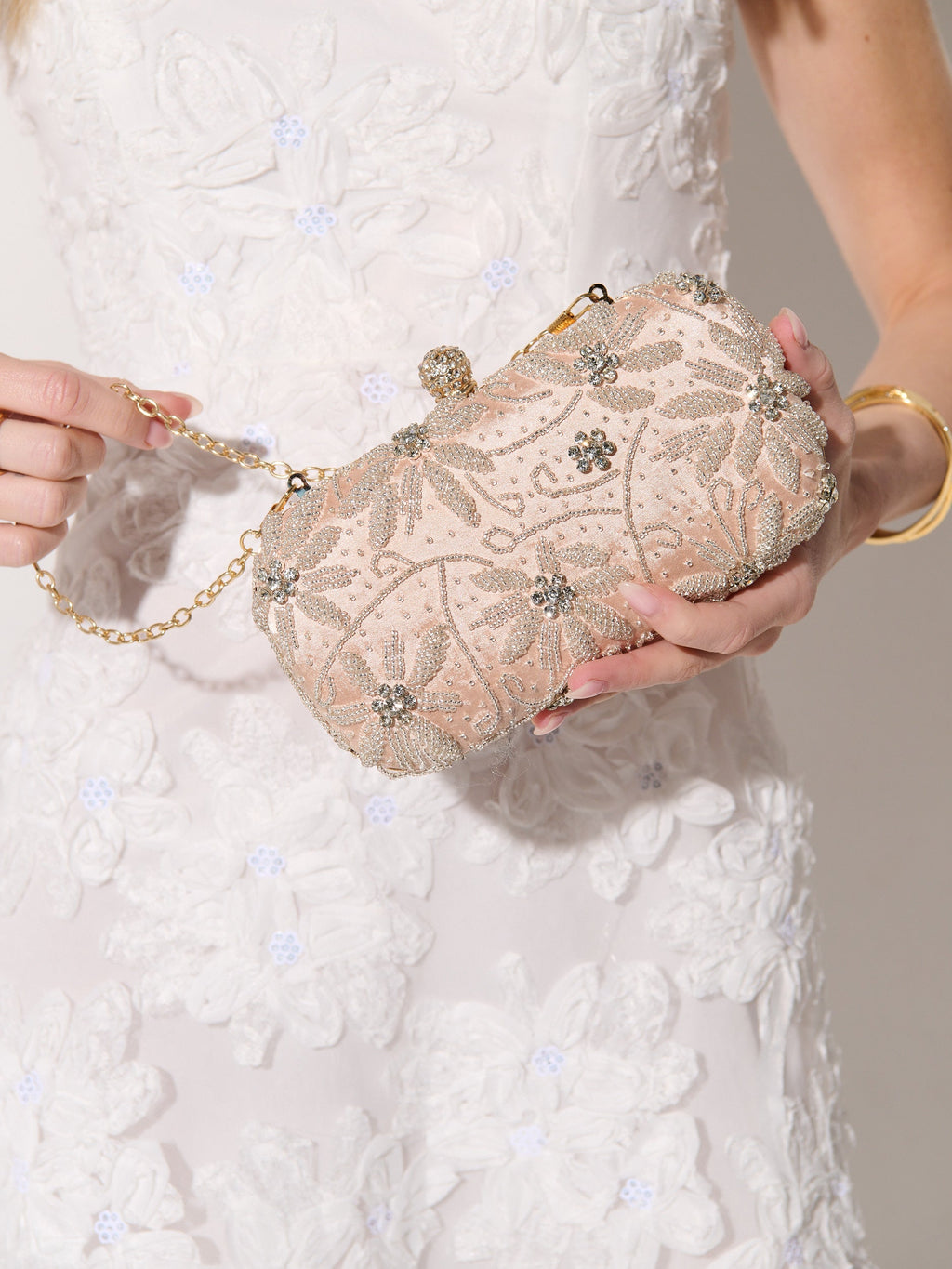 Carter Beaded Clutch Bag