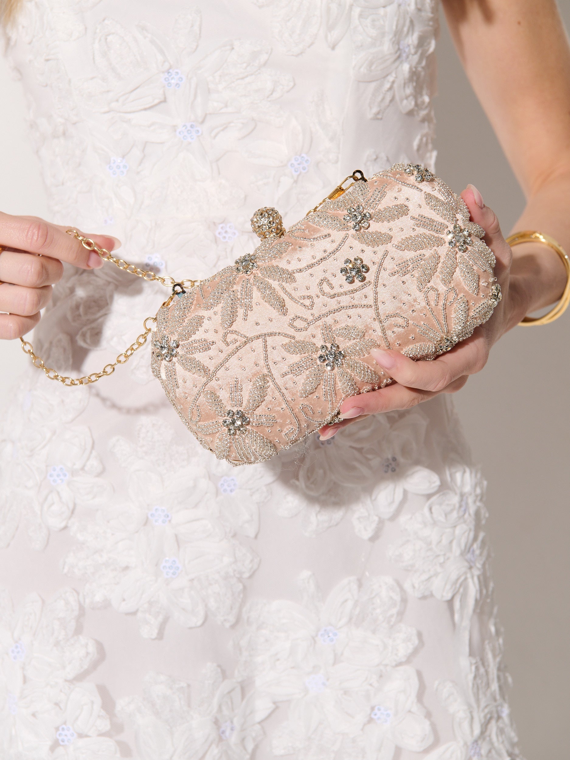 Carter Beaded Clutch Bag