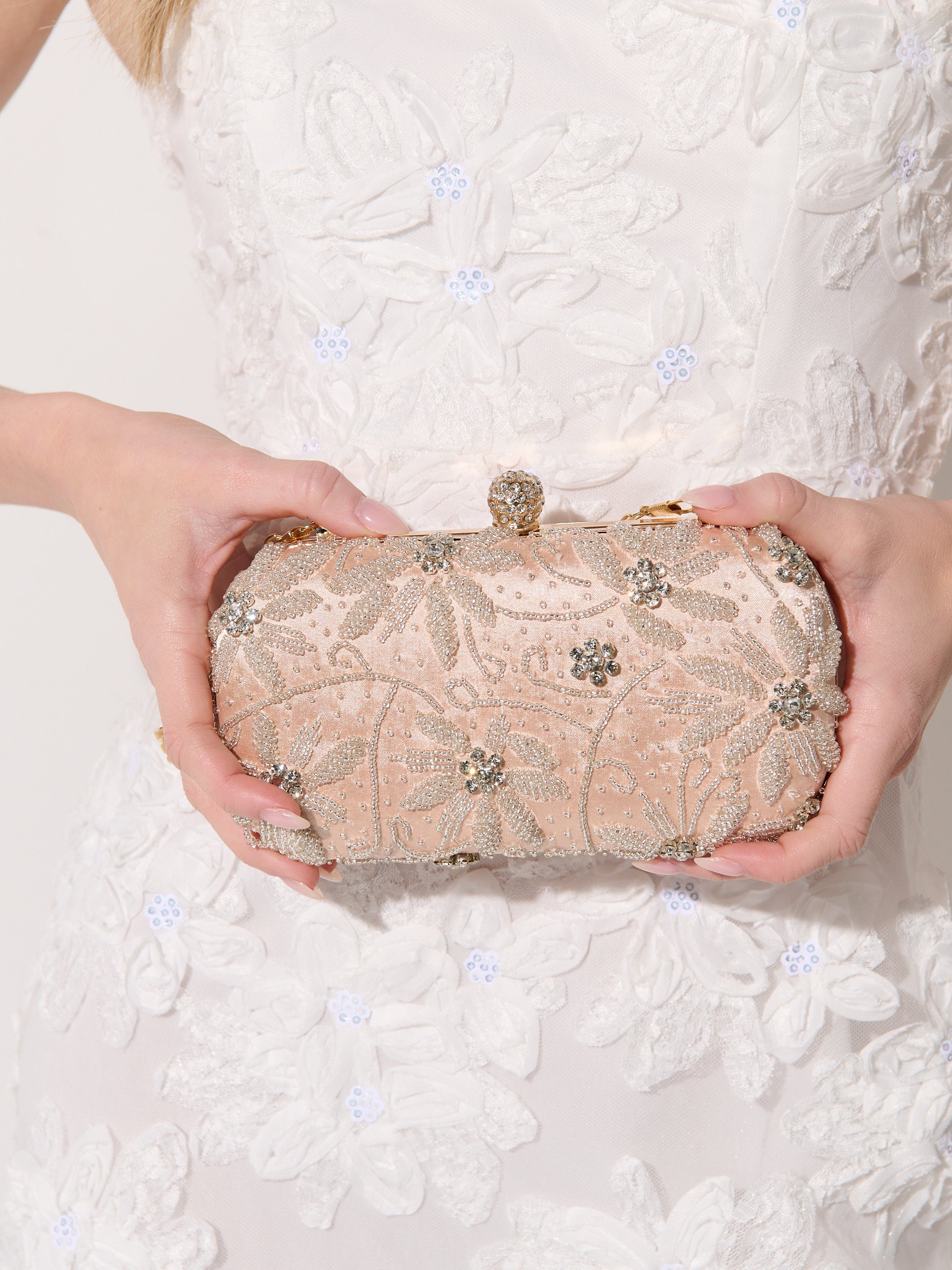 Carter Beaded Clutch Bag