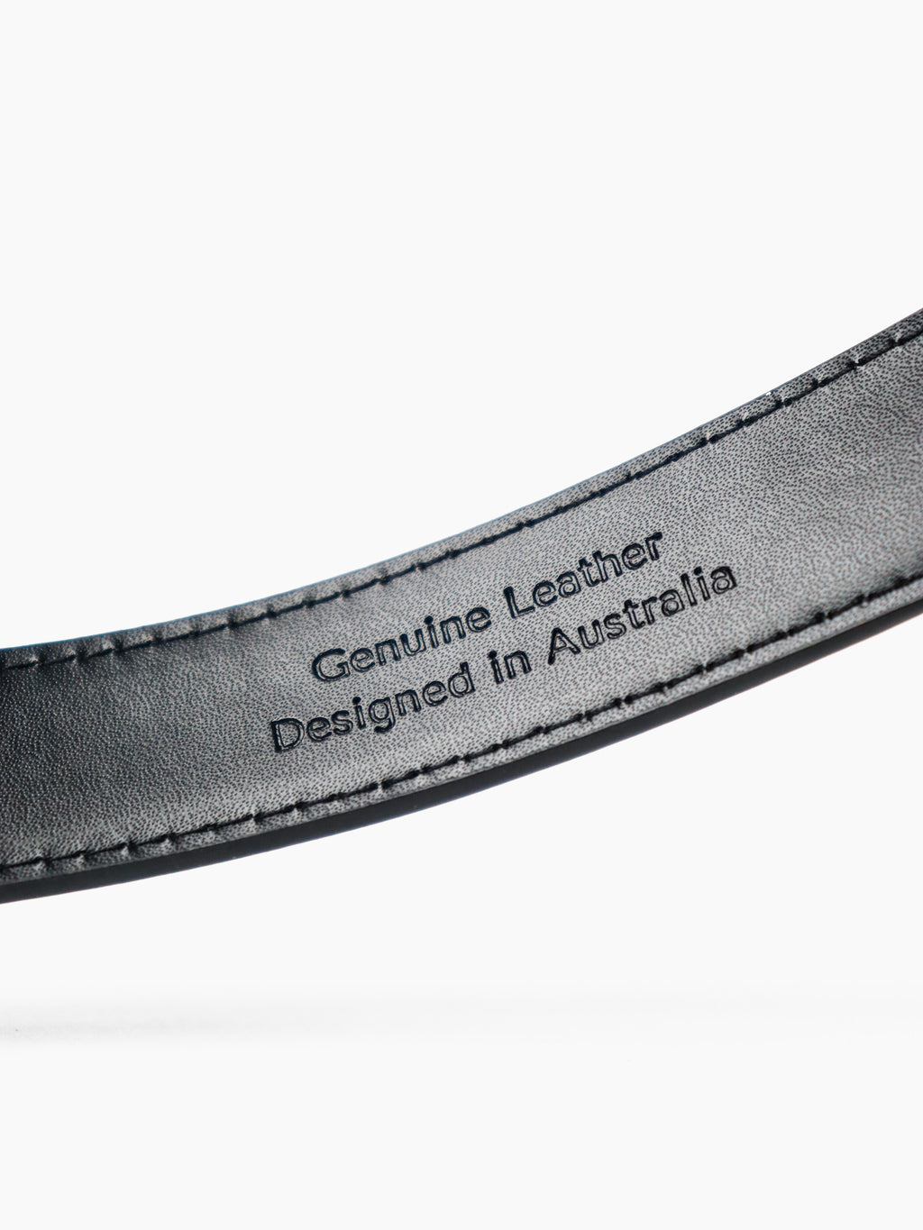 Greta Thin Genuine Leather Belt - Brown