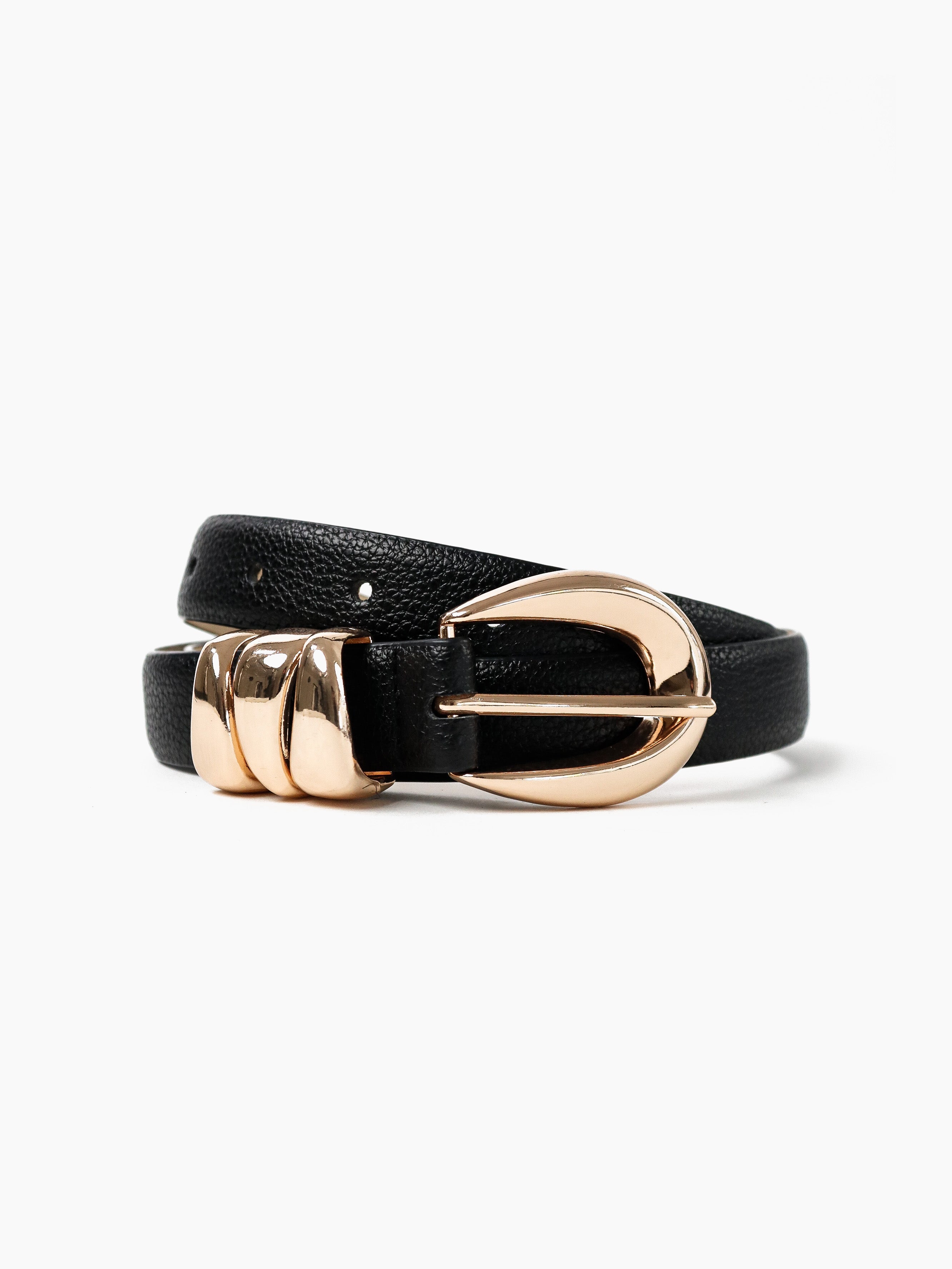 The Ellipse Waist Belt - Black