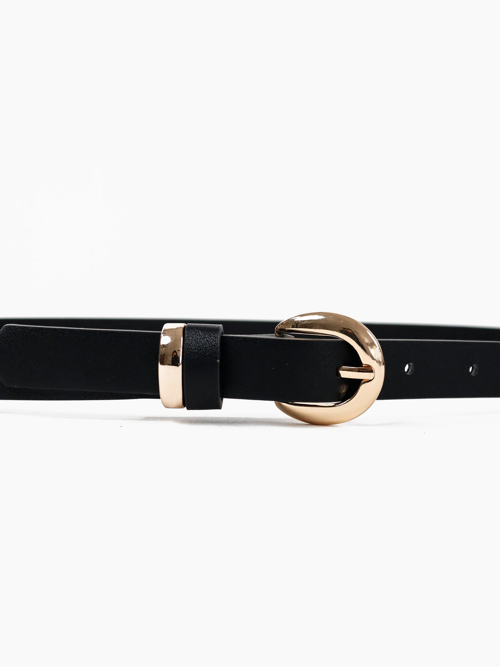 Paloma Thin Belt - Black