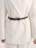 Paloma Thin Belt - Black