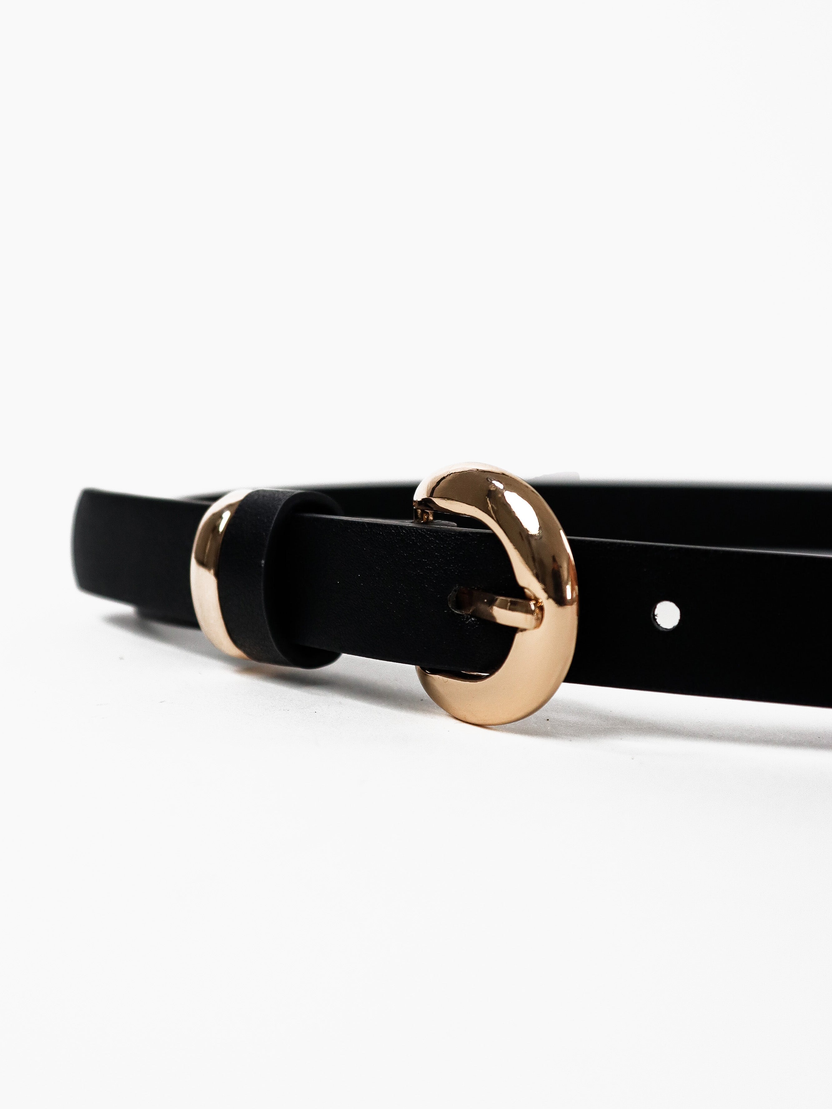 Paloma Thin Belt - Black