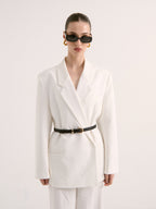 Paloma Thin Belt - Black