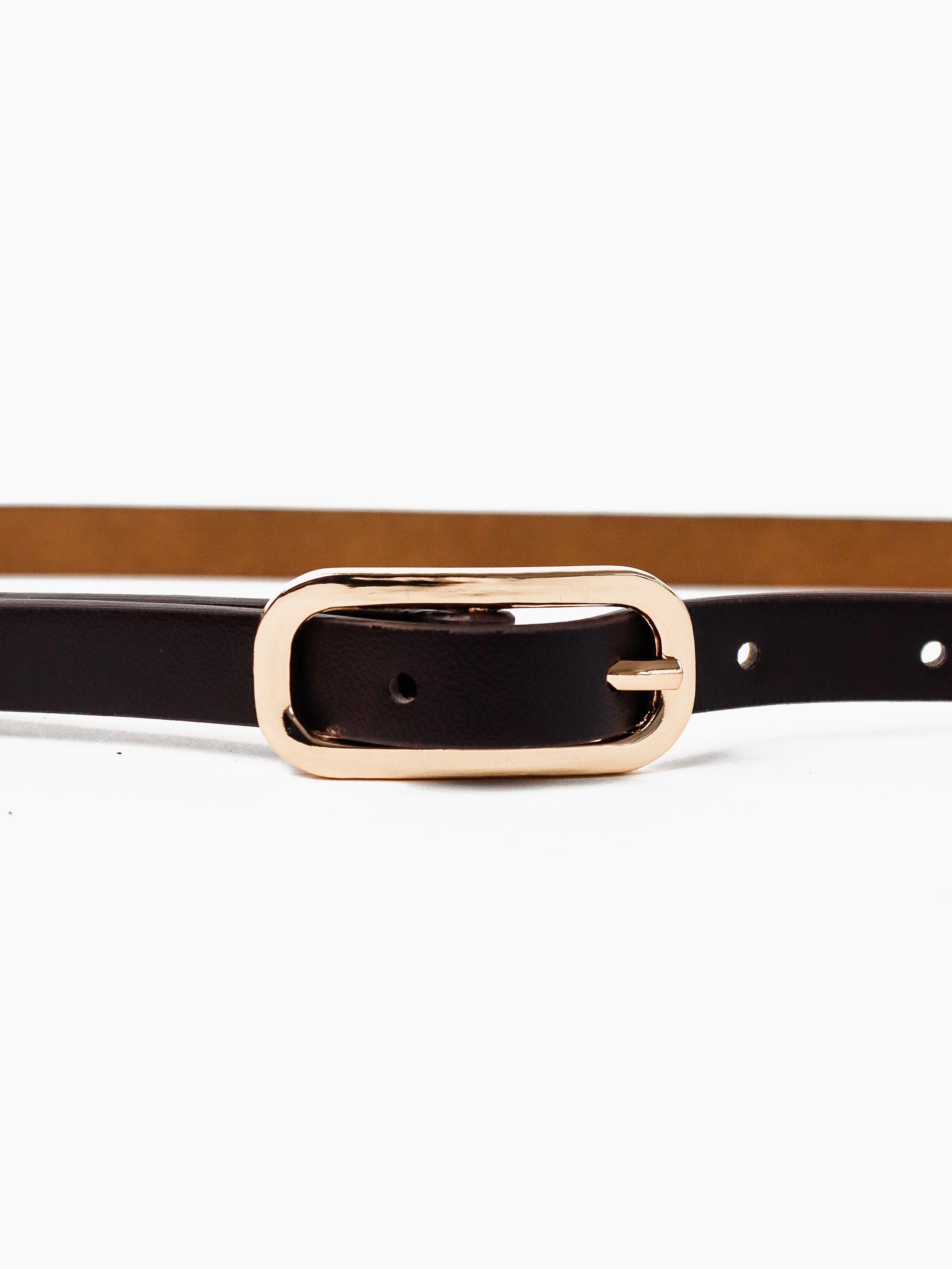 Gigi Thin Belt - Brown