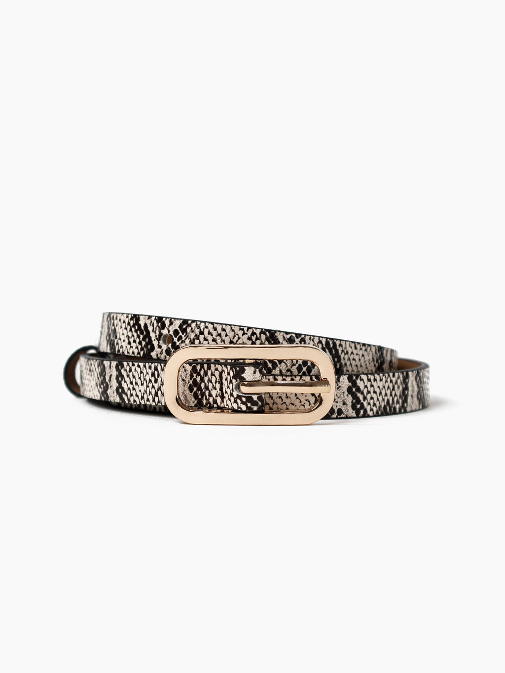 Gigi Thin Belt - Snakeskin