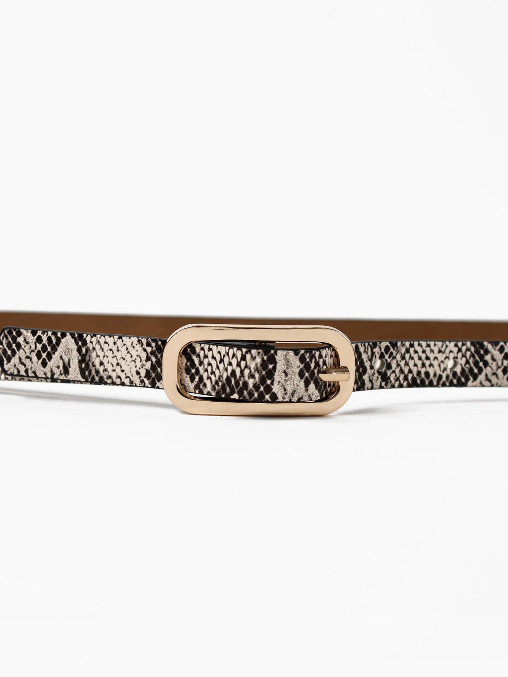 Gigi Thin Belt - Snakeskin