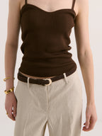 Classica Genuine Leather Belt - Brown