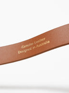 Classica Genuine Leather Belt - Tan