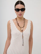 Miranda Beaded Tie Belt