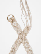 Elowen Macrame Tie Belt