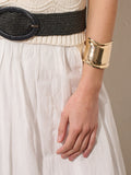 Metal Cuff Bracelet - Gold