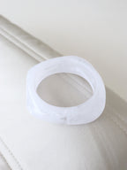 Lara Angular Bangle - Clear