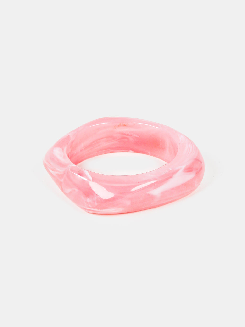 Lara Angular Bangle - Pink