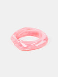 Lara Angular Bangle - Pink