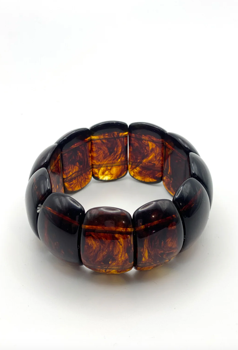 Adele Beaded Resin Bangle