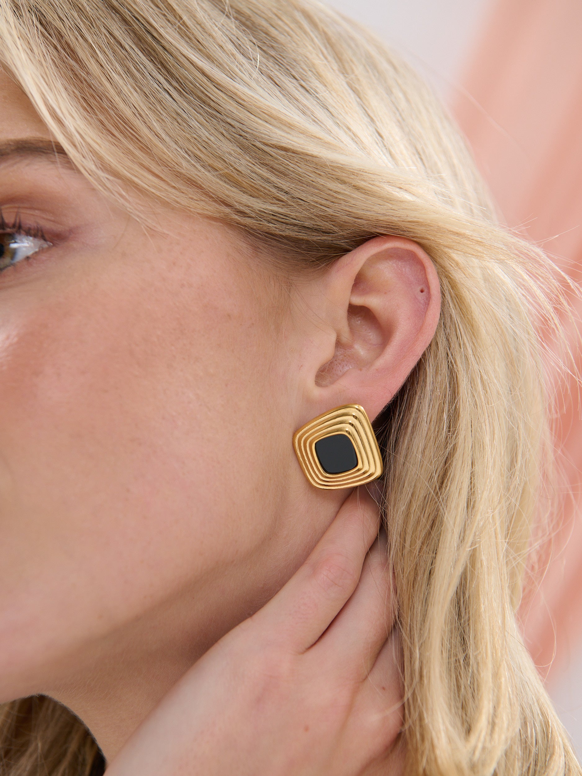 Maris Square Statement Earrings