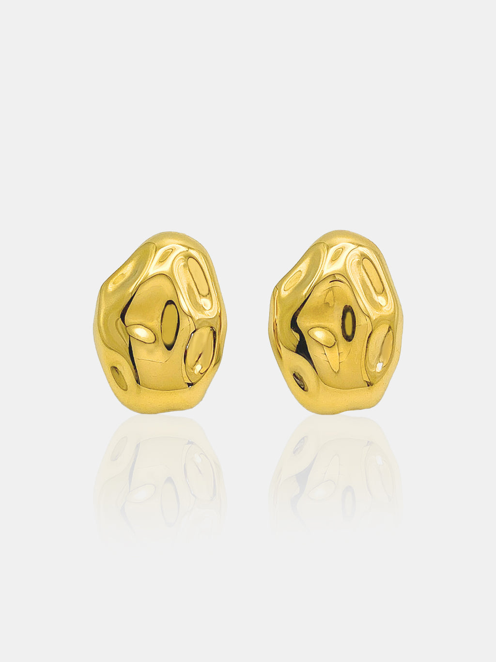 Aurelia Pebble Statement Earrings