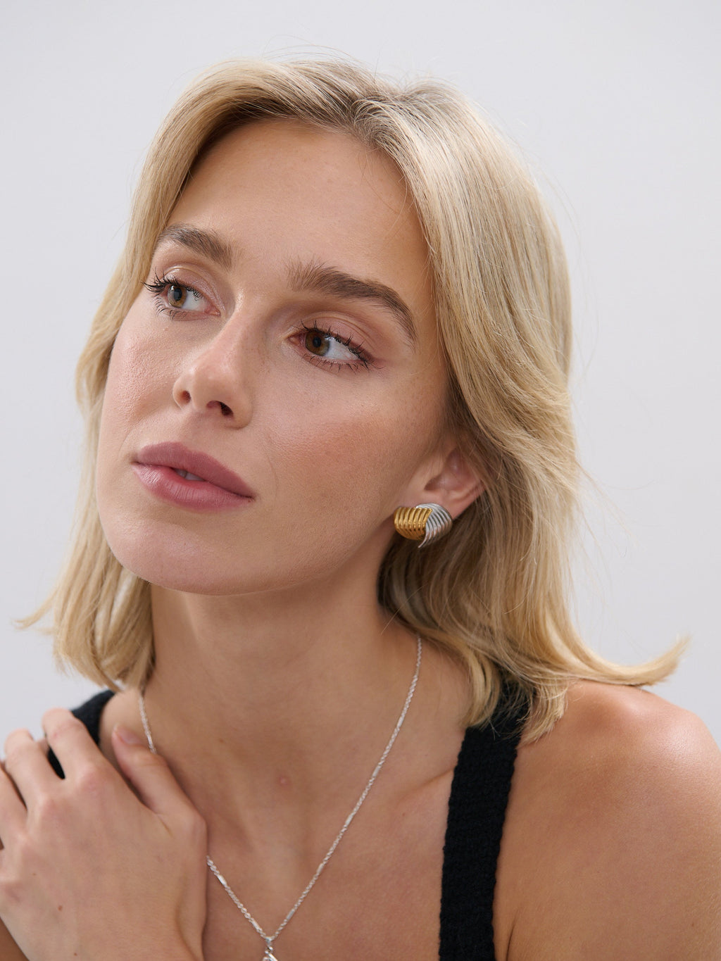 Olivia Mix Metal Statement Earrings