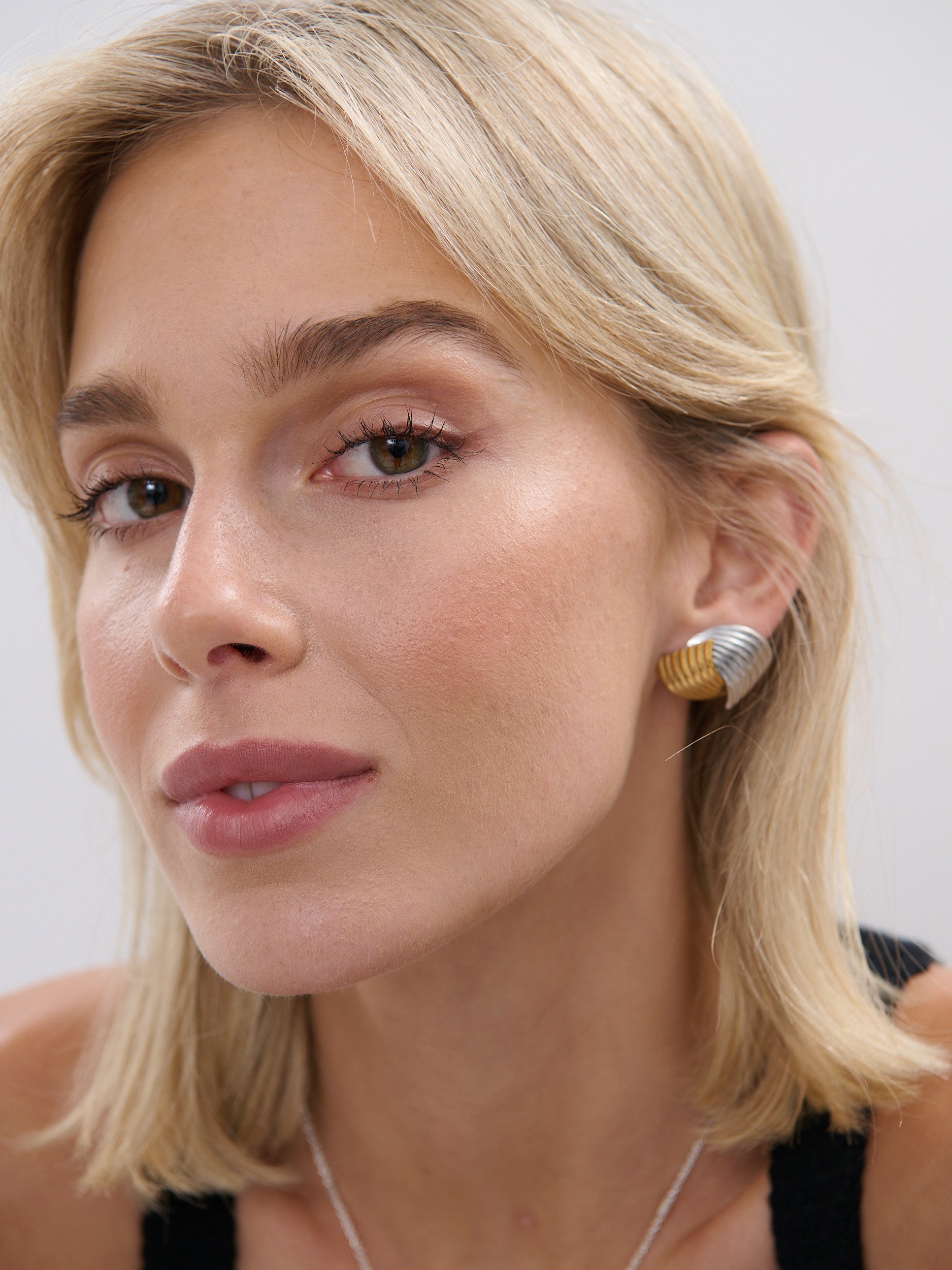 Olivia Mix Metal Statement Earrings