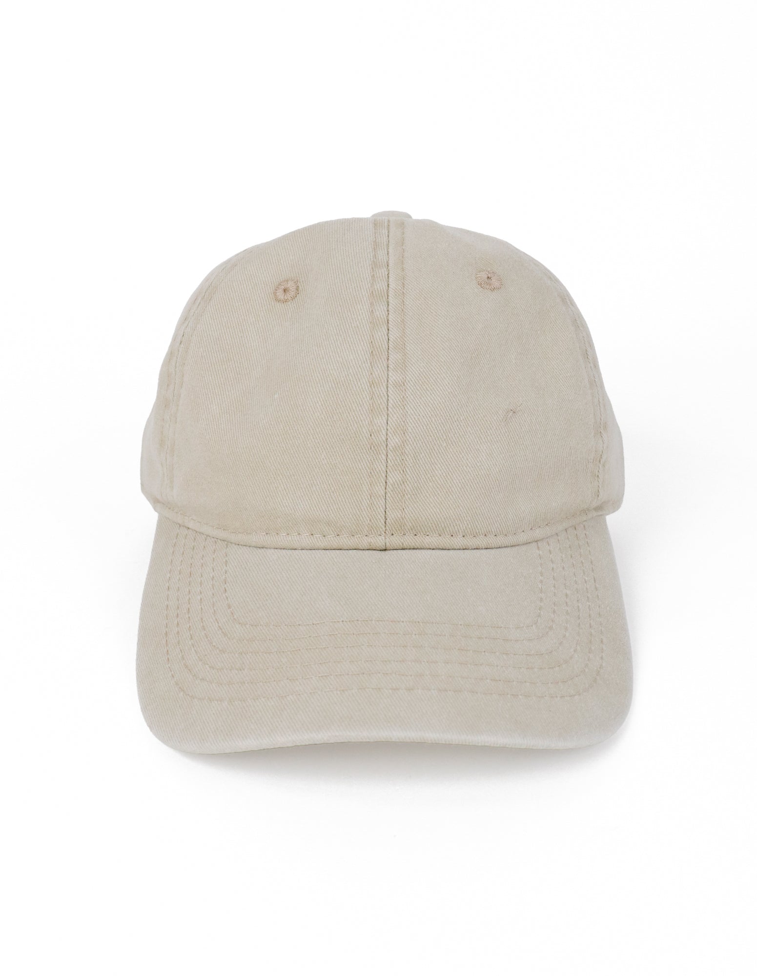 Christina Cotton Baseball Cap - Beige