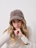 Christina Cotton Baseball Cap - Brown
