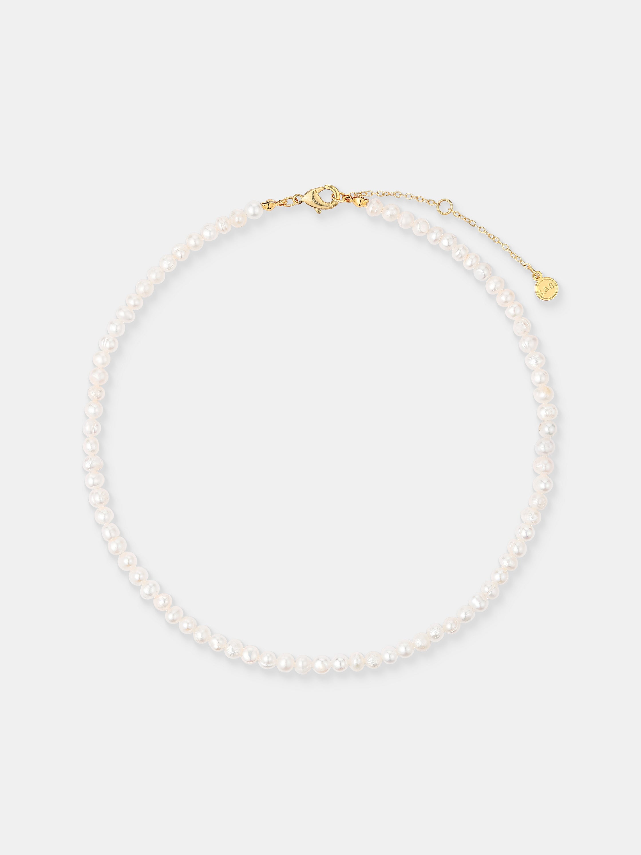 Kina Freshwater Pearl Choker - Gold Plated