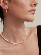 Kina Freshwater Pearl Choker - Gold Plated