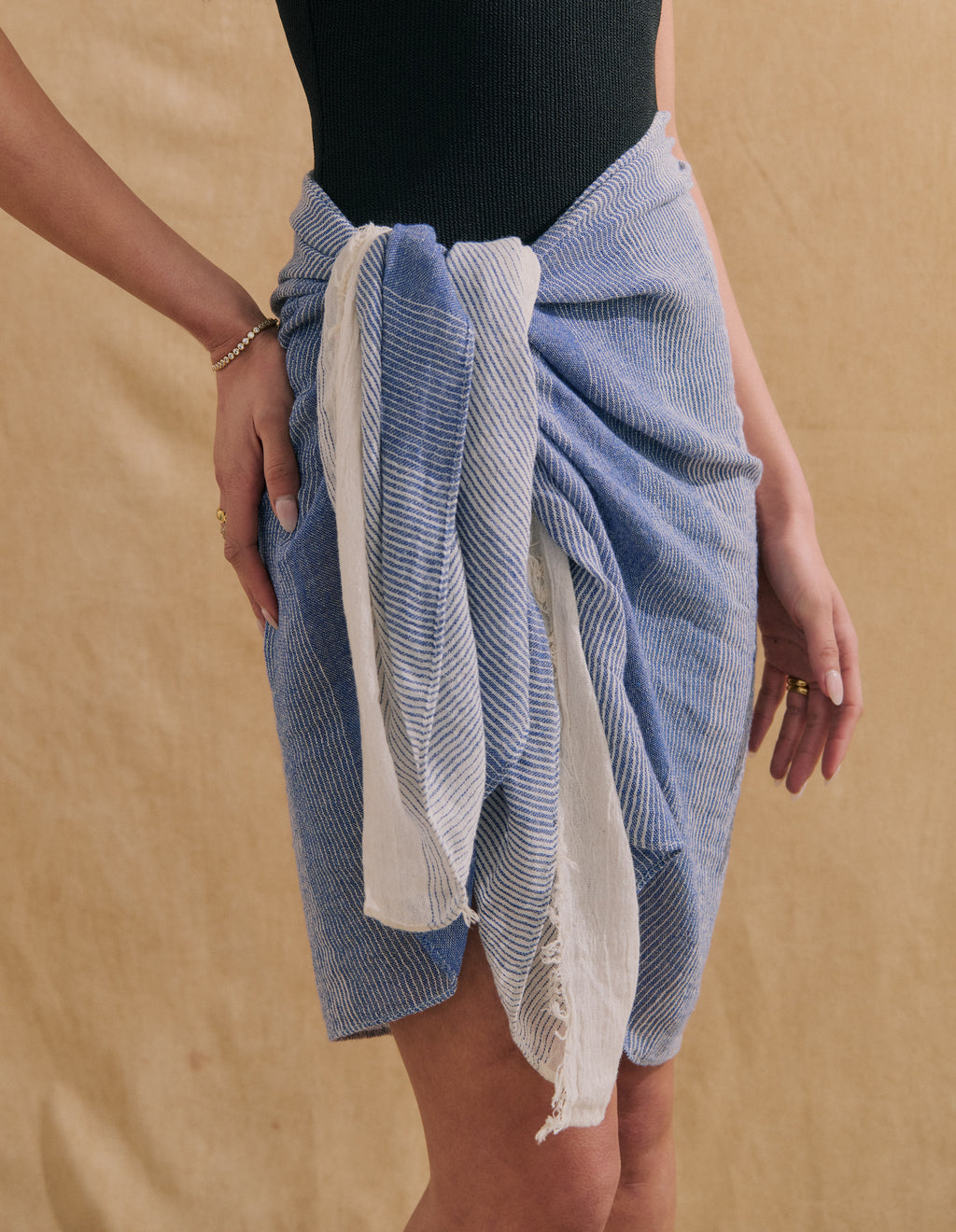 Azure Gradient Neck Scarf